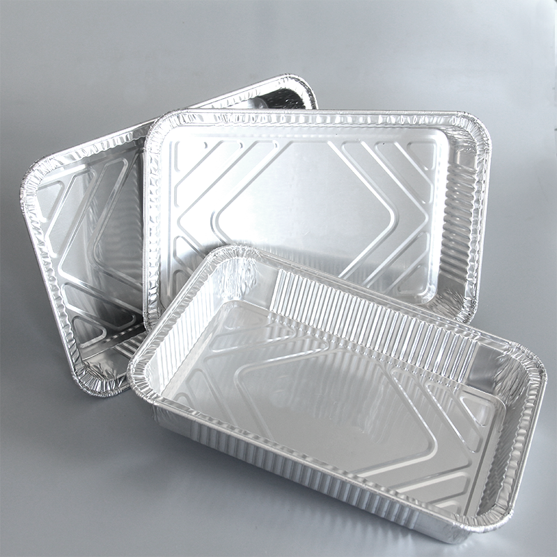 2200ml oblong aluminyo foil pan IK315-2