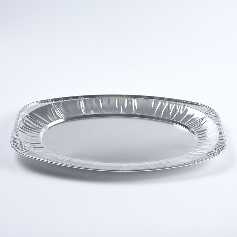 Medium oval na naghahain ng tray IK425