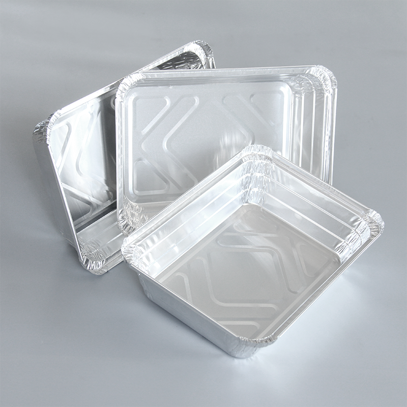 1000ml oblong aluminyo foil container iK220d