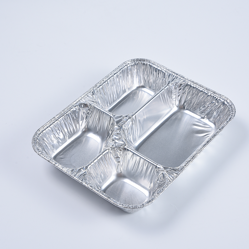 Oblong 4-kompartimento tray 227-4
