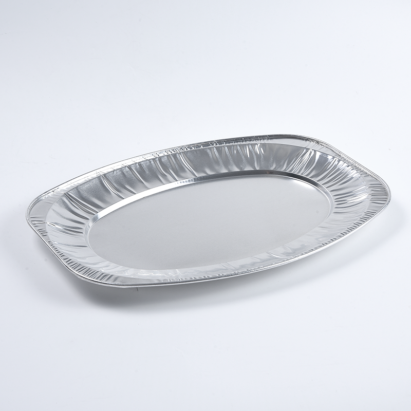 Medium oval na naghahain ng tray IK425