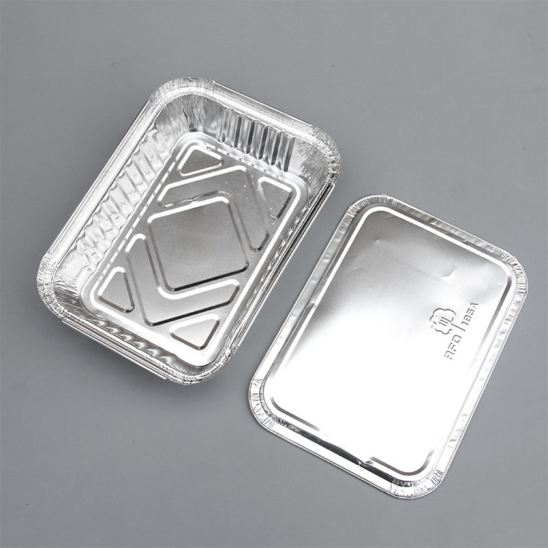 570ml oblong aluminyo foil container AK195